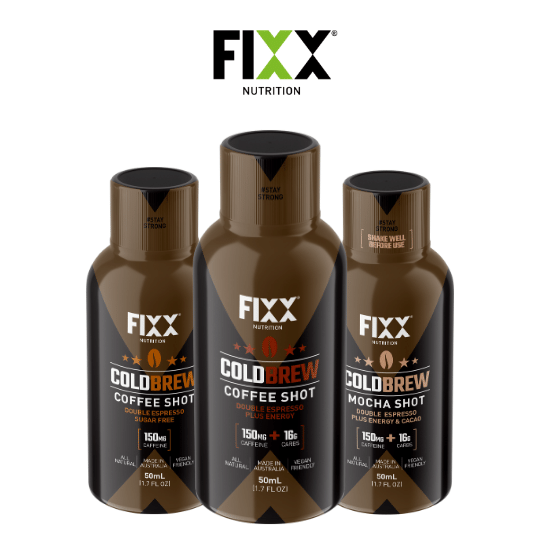 Fixx Nutrition Cold Brew 50ml - Coffee Shot Box of 6