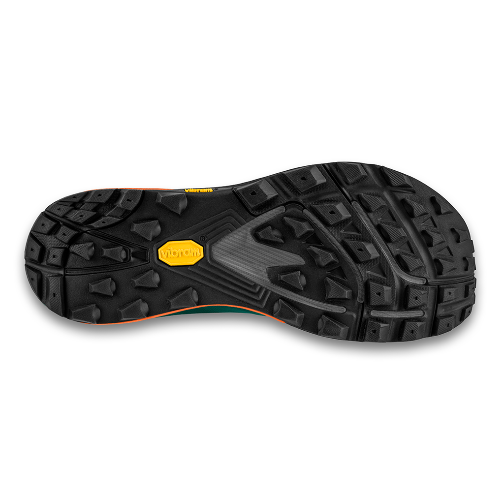Topo Ultraventure Pro Mens Trail Running & Walking Shoes - Forest Green/Orange