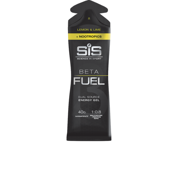 Science-In-Sport SIS Beta Fuel + Nootropics Energy Gel 60ml Lemon Lime